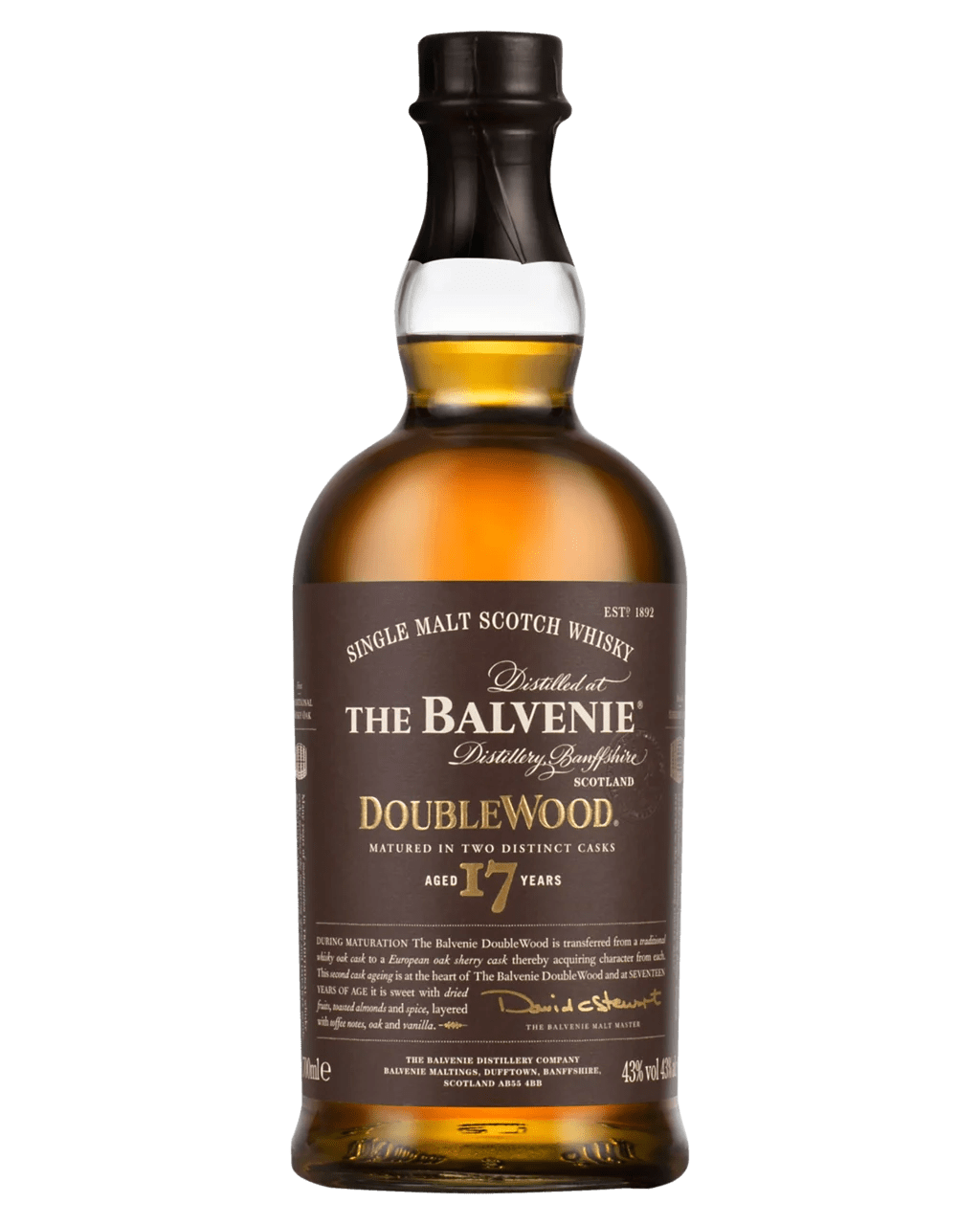 The Balvenie Double Wood 17 Year Old Single Malt Scotch Whisky 700ml