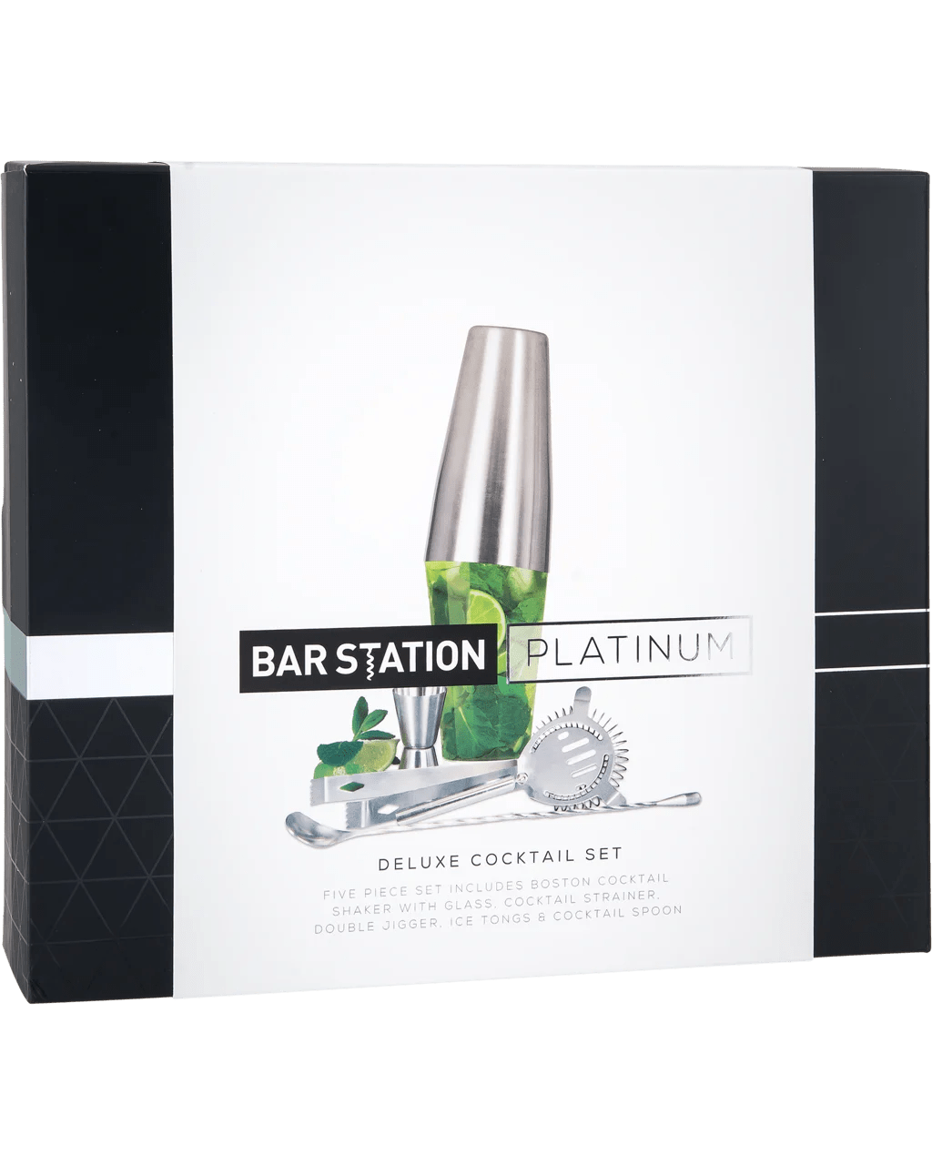 Buy Bar Station Platinum Deluxe Cocktail Set Online (Lowest Prices In Australia) | Dan Murphy's