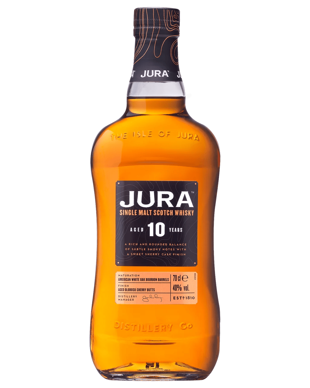 Jura 10 Year Old Single Malt Scotch Whisky 700mL Boozy