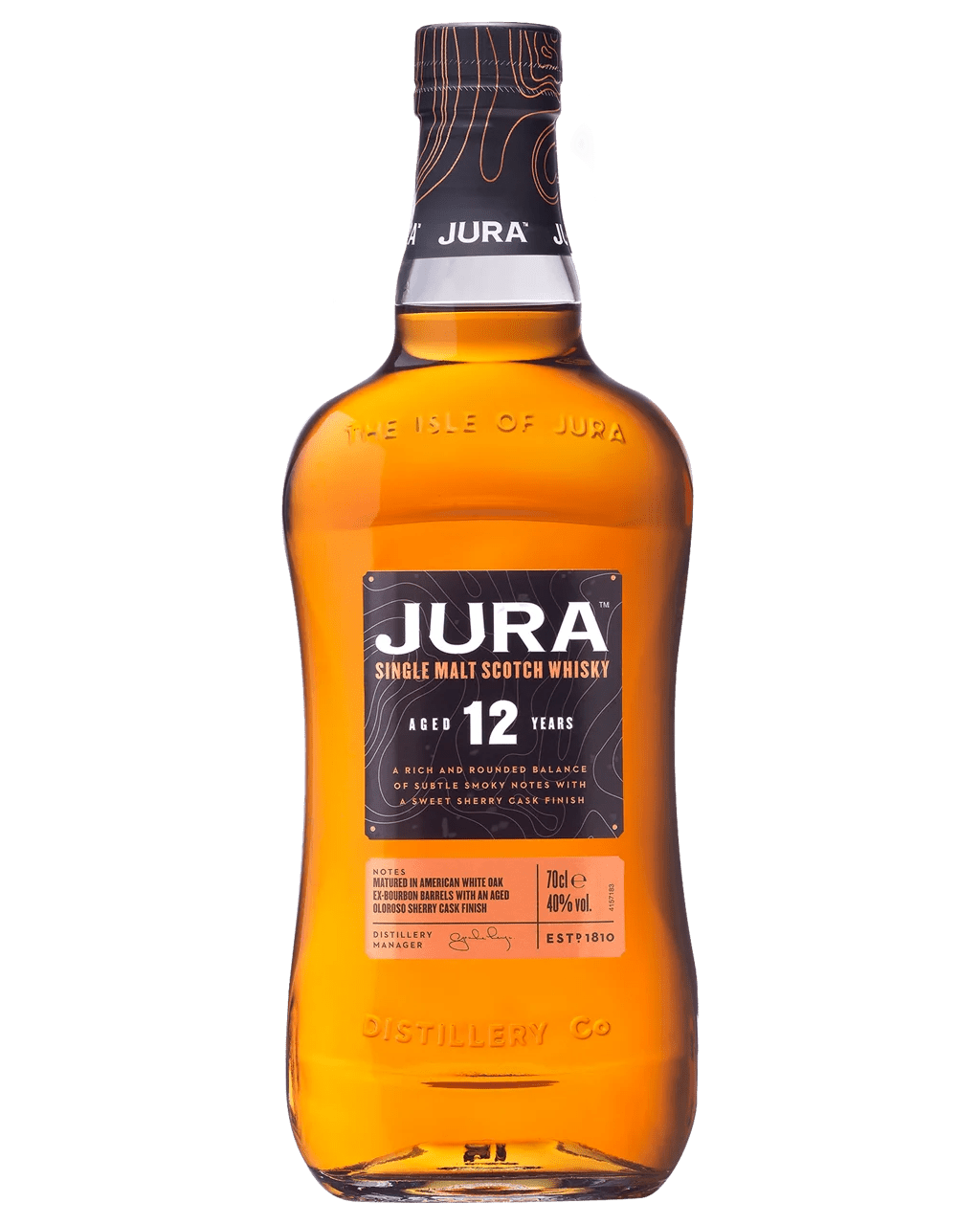 Buy Jura 12 Year Old Single Malt Scotch Whisky 700ml Online (Lowest