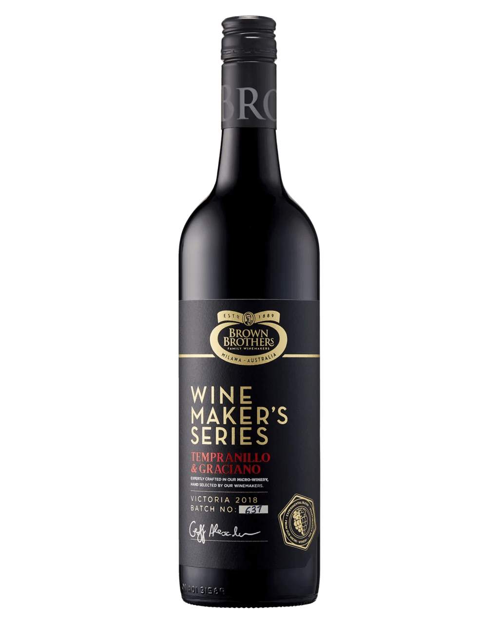 Brown Brothers Winemakers Series Tempranillo Graciano Boozy