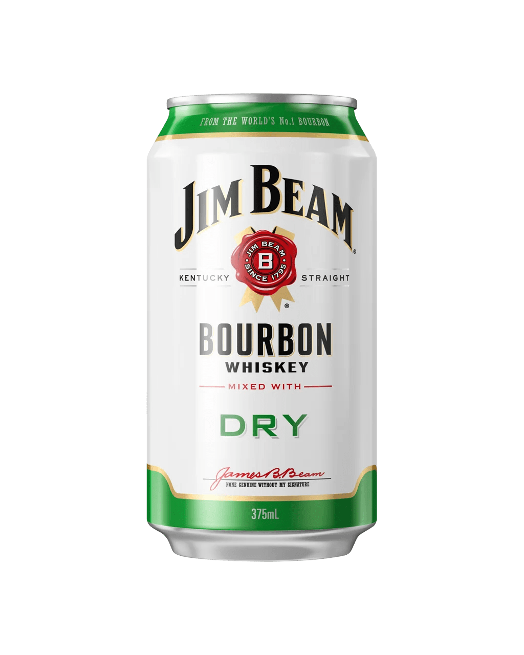 Buy Jim Beam White Label Bourbon & Dry Cans 375ml Online (Lowest Price