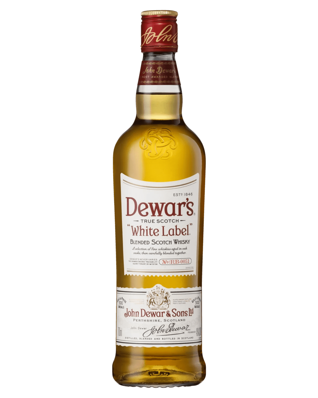 Buy Dewar's White Label Blended Scotch Whisky 700ml Online (Lowest