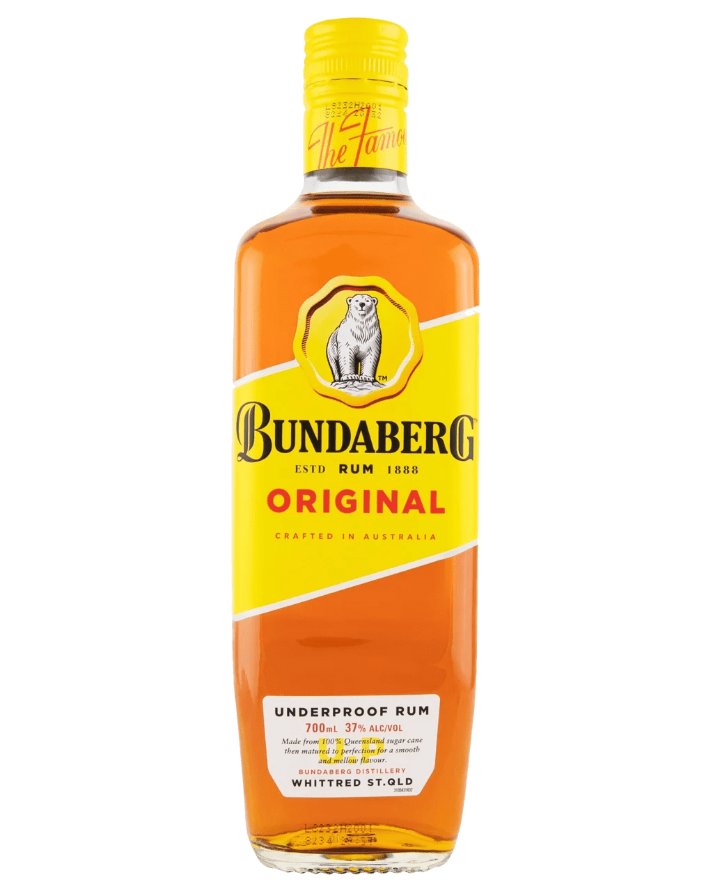 Buy Bundaberg Underproof Rum 700ml Online (Lowest Price Guarantee