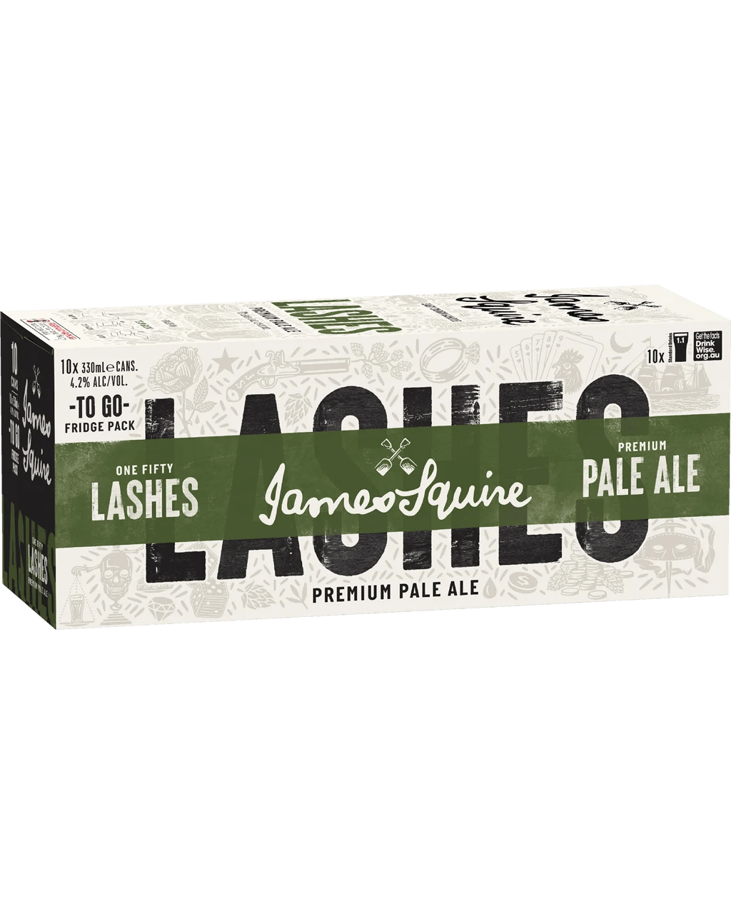 Buy James Squire One Fifty Lashes Pale Ale Cans 10 Pack 330ml Online