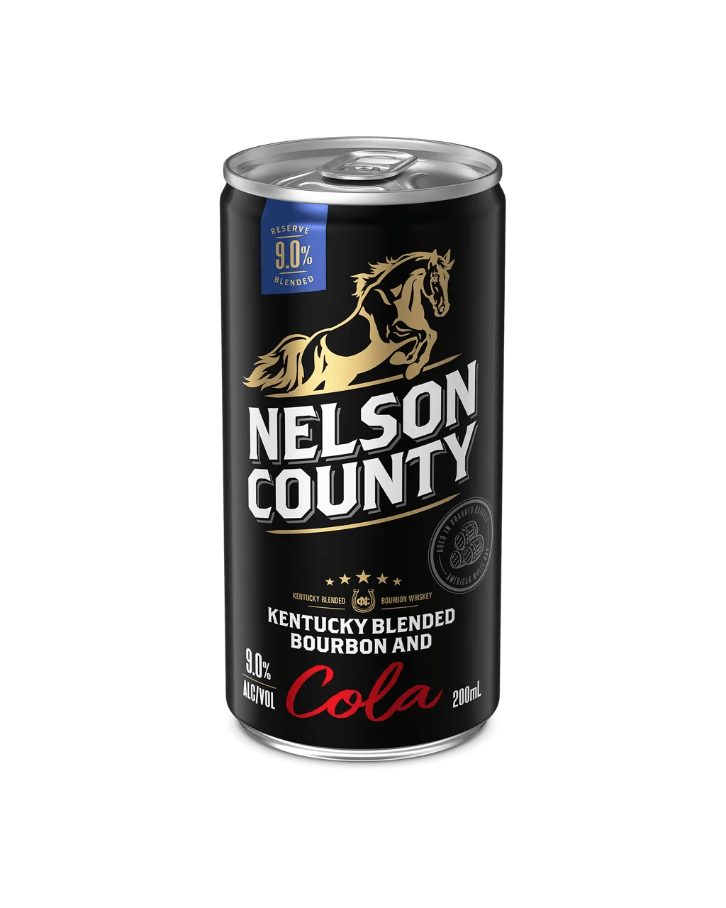 Nelson County Bourbon Cola 9 200mL Boozy