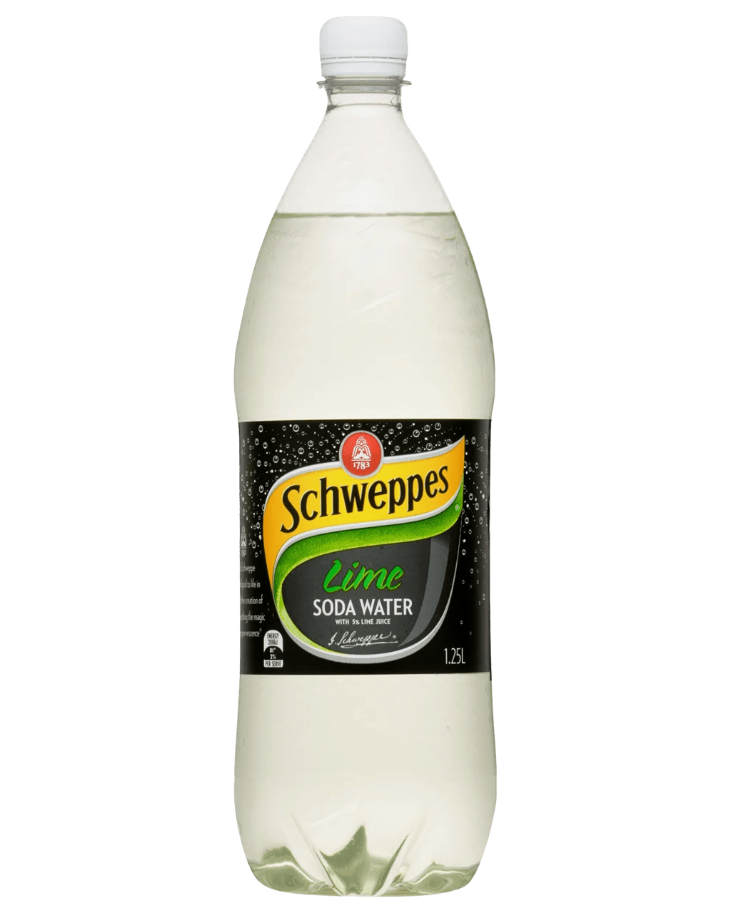 Buy Schweppes Lime Soda Water 1.25L Dan Murphy's Delivers