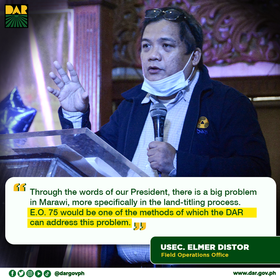 Camp Keithley, being a governmentowned land, will be distributed under