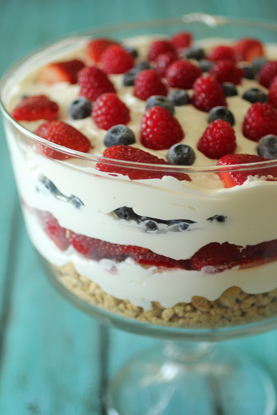 No Bake Cheesecake Trifle — Dashing Dish