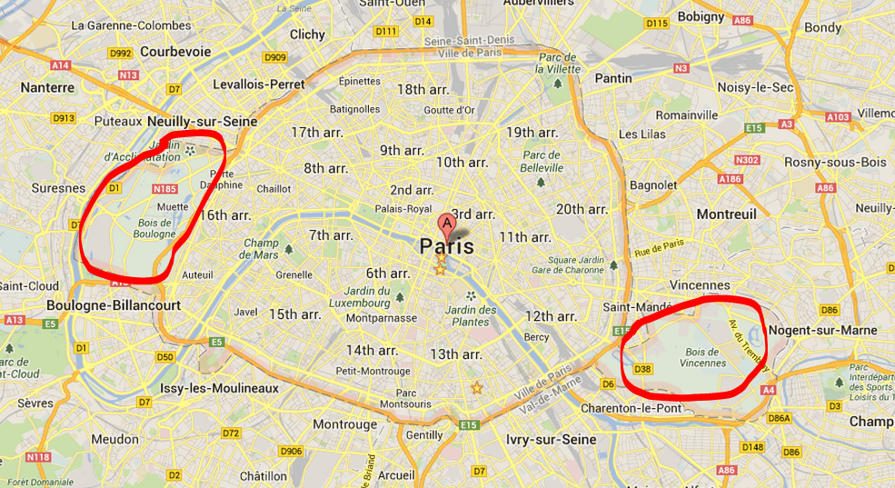 Pain Points De Vincennes Carte De France Paris Map Vincennes