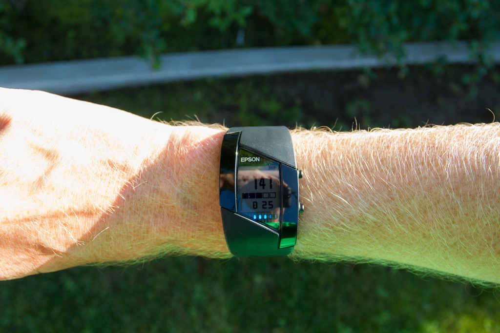 Handson with Epson’s new Pulsesense optical heart rate activity