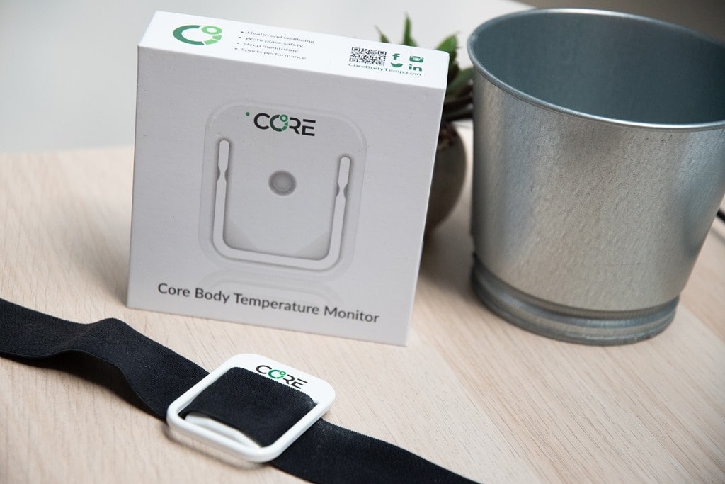 Handson CORE’s New Skin/Body Temp Sensor with Garmin/Wahoo integration