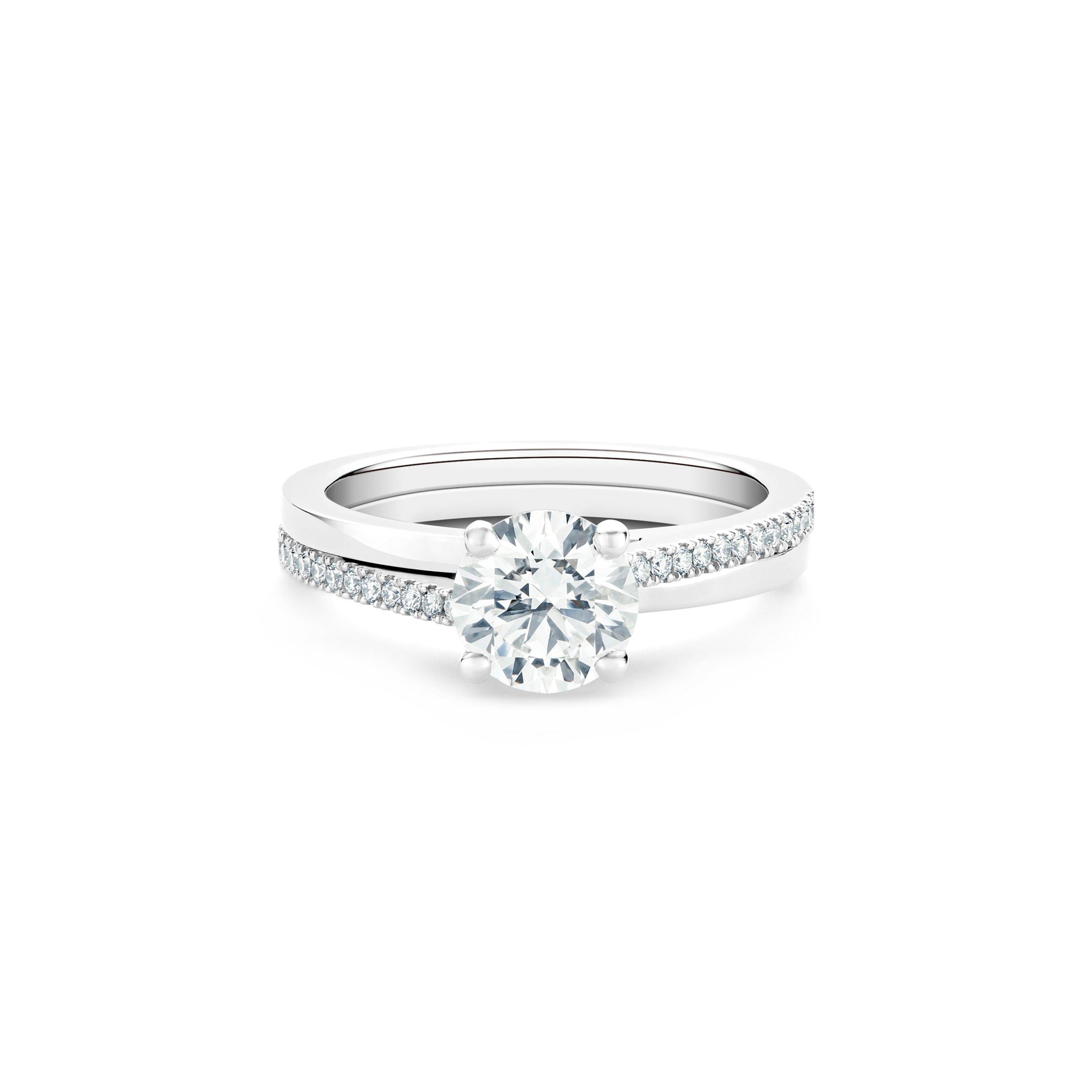 The Promise round brilliant diamond ring De Beers UK