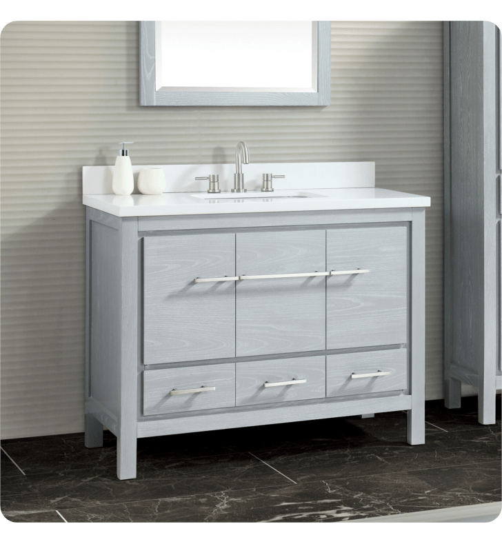 Avanity RILEYVS43SSG Riley 43" Freestanding Single Bathroom Vanity