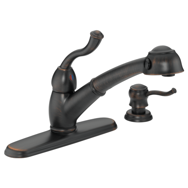 Delta Oil Rubbed Bronze Pull Out Kitchen Faucet Besto Blog