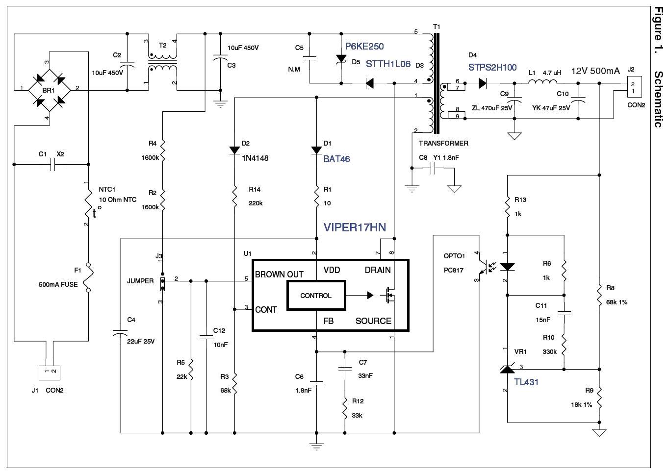 simple smps 230v ac to 5 v dc,1A | Forum for Electronics