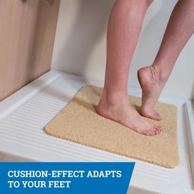 JML Hydro Wonder Beige shower mat that never stains or
