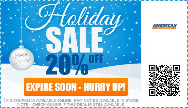60 Off American Muscle Promo Codes, Coupons & Free Shipping 2018