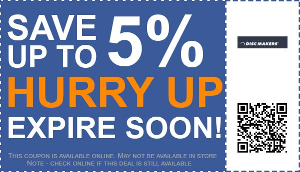 25 Off Disc Makers Promo Codes & Coupon Codes Mar 2021