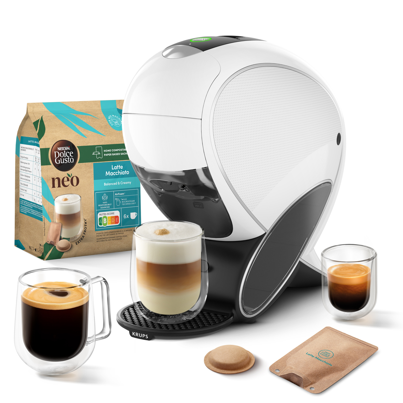 Machine à café Krups Dolce Gusto Neo KP850110 au meilleur prix E.Leclerc