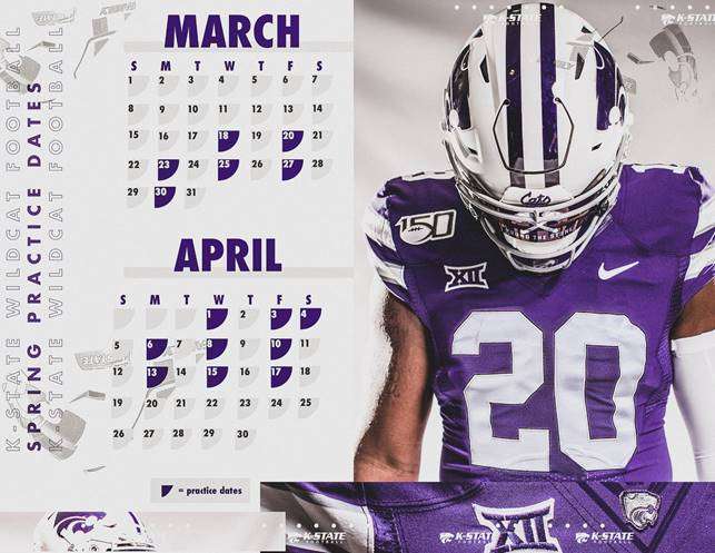 KState’s spring football schedule set