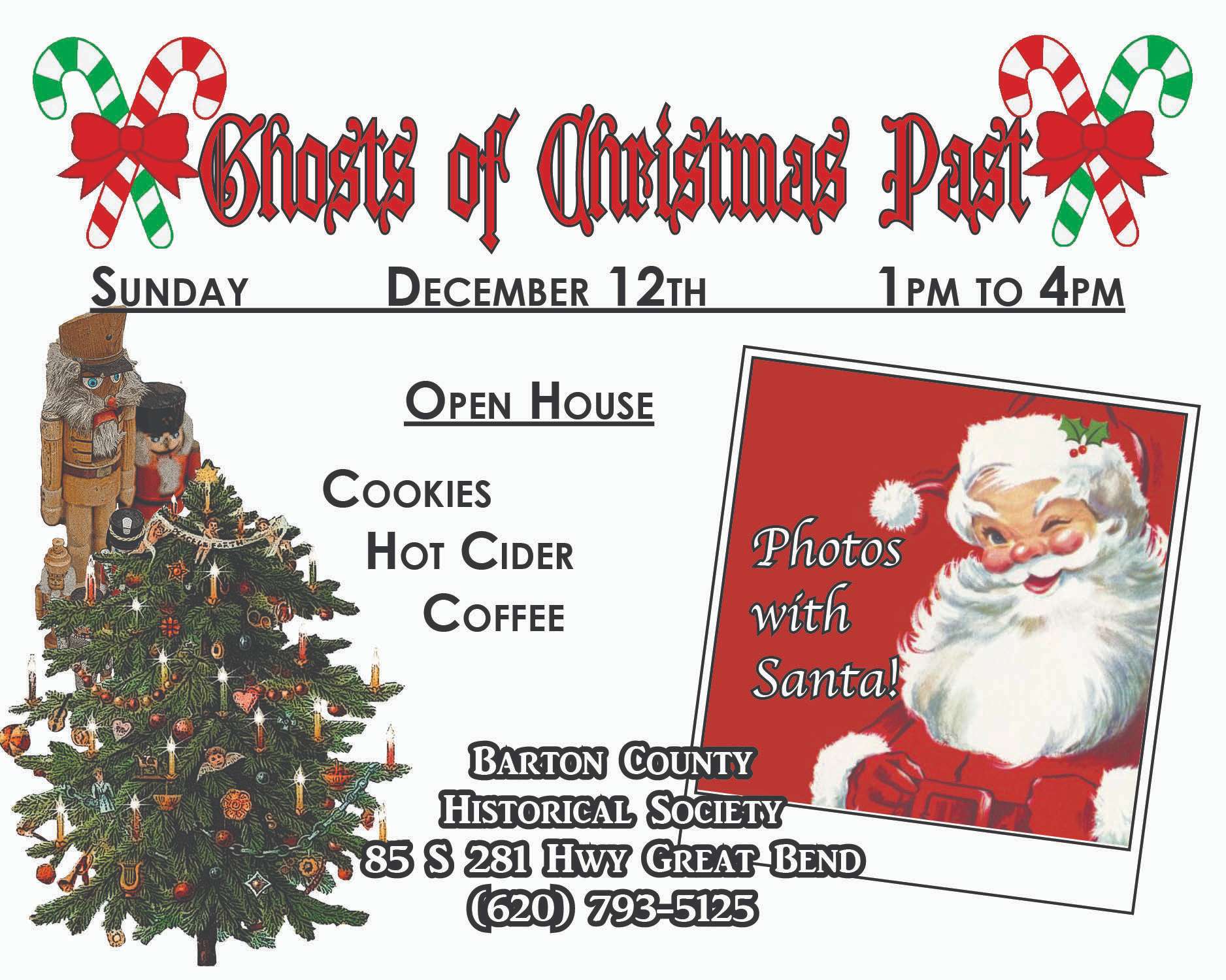 'Ghosts of Christmas Past' at Barton County Historical Society