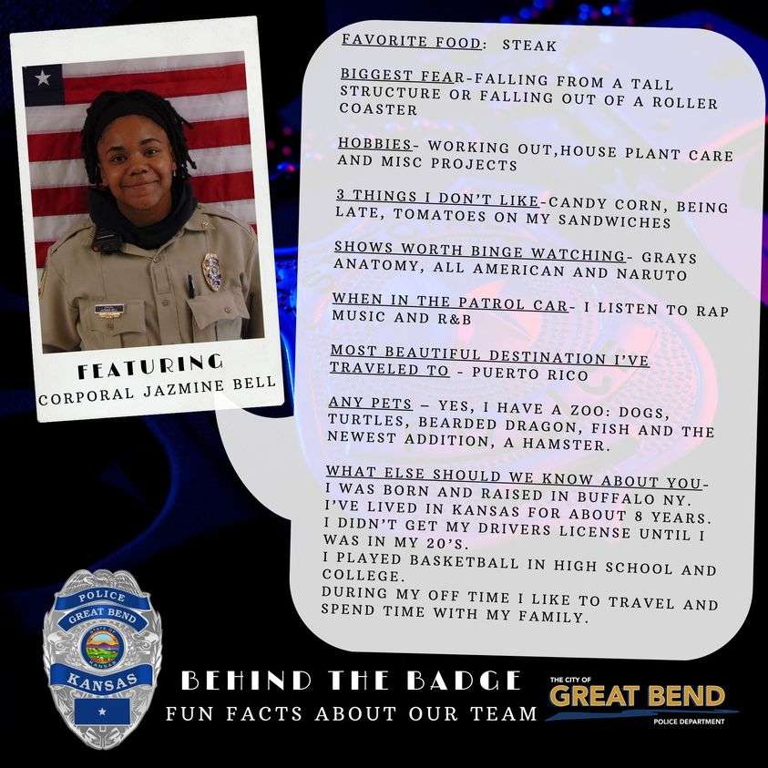 Great Bend Police Behind the Badge