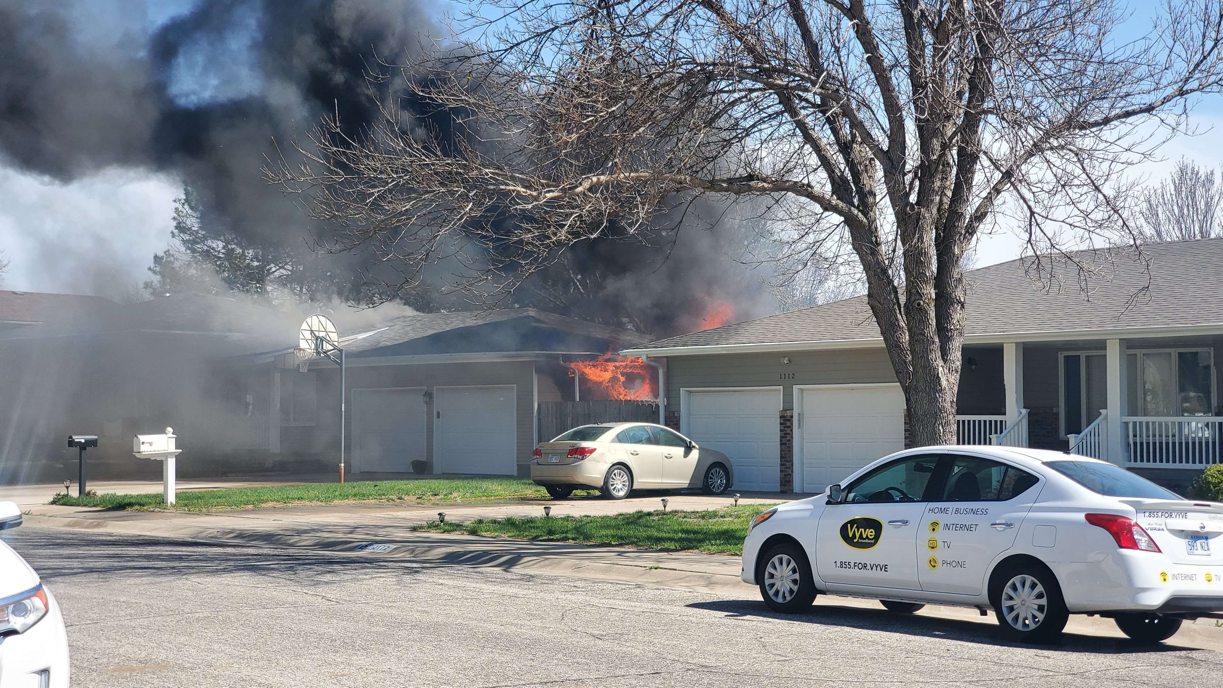 UPDATE Four homes damaged by fire Monday afternoon