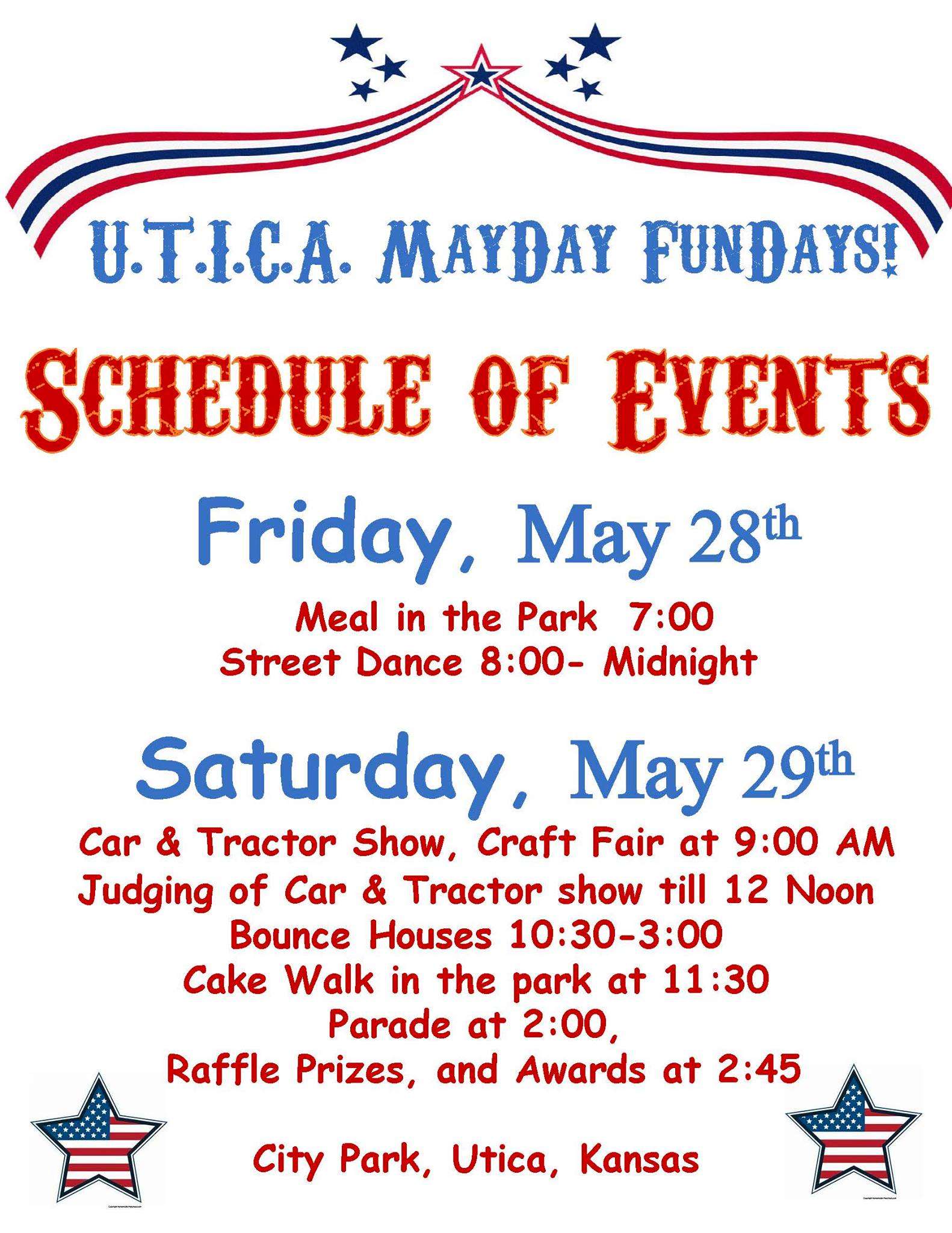 Utica MayDay FunDays Friday and Saturday