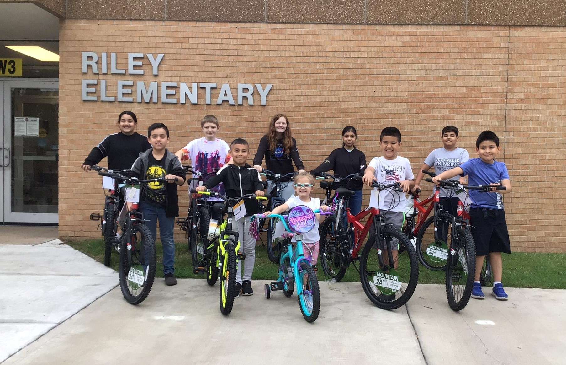 Great Bend elementary students earn a new bicycle