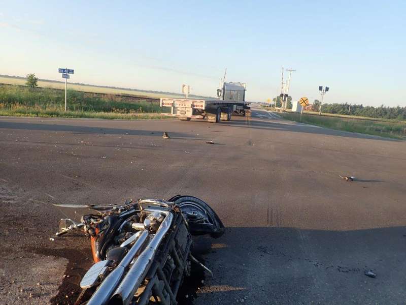 Semi driver cited in crash that killed Kan. motorcycle rider