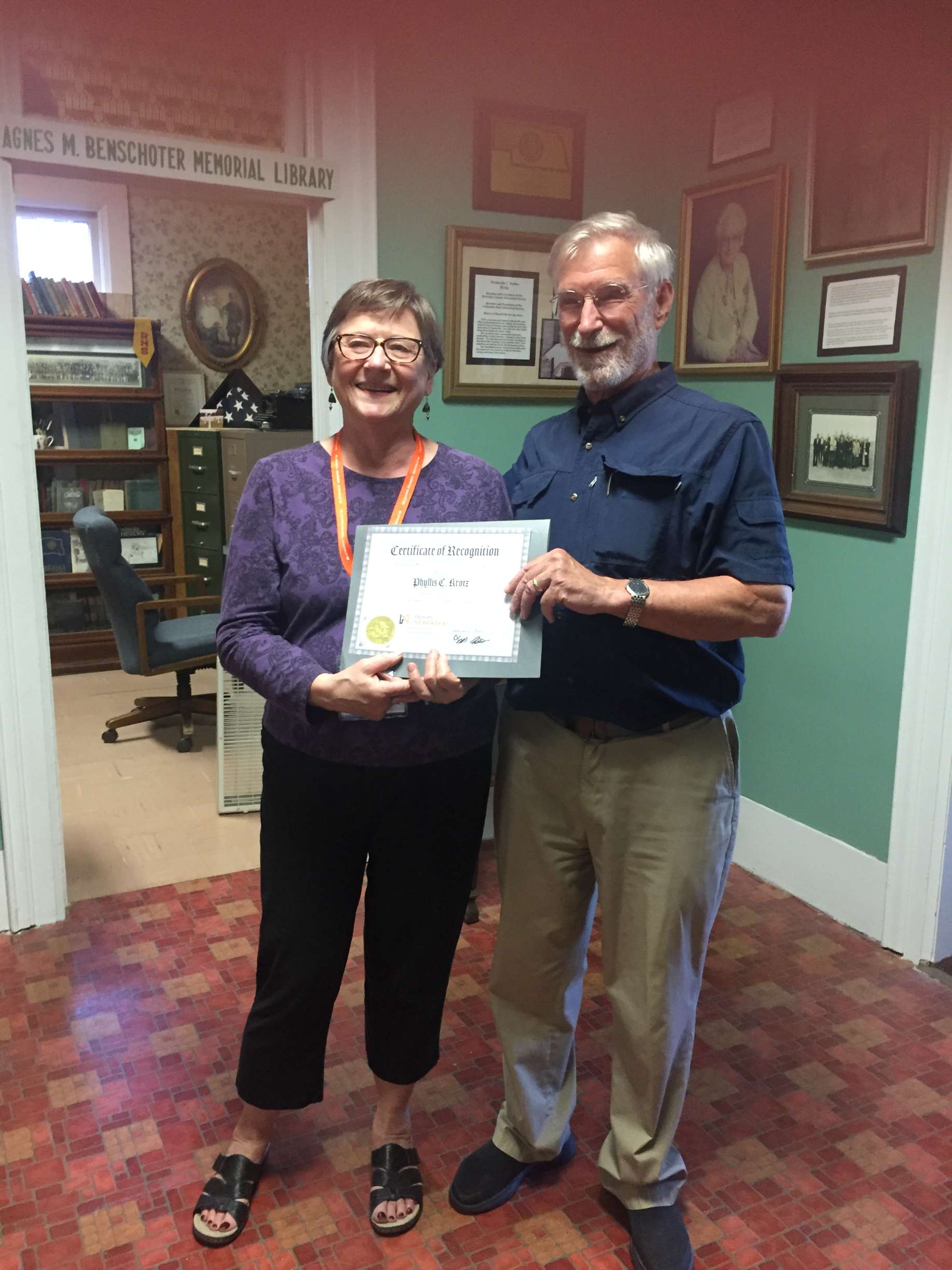 Sheridan County volunteer named 'Heritage Hero'