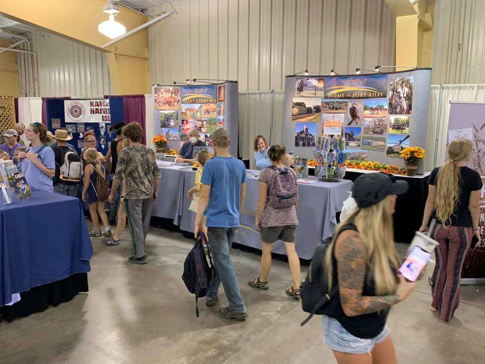 Community members promote Geary County at the State Fair