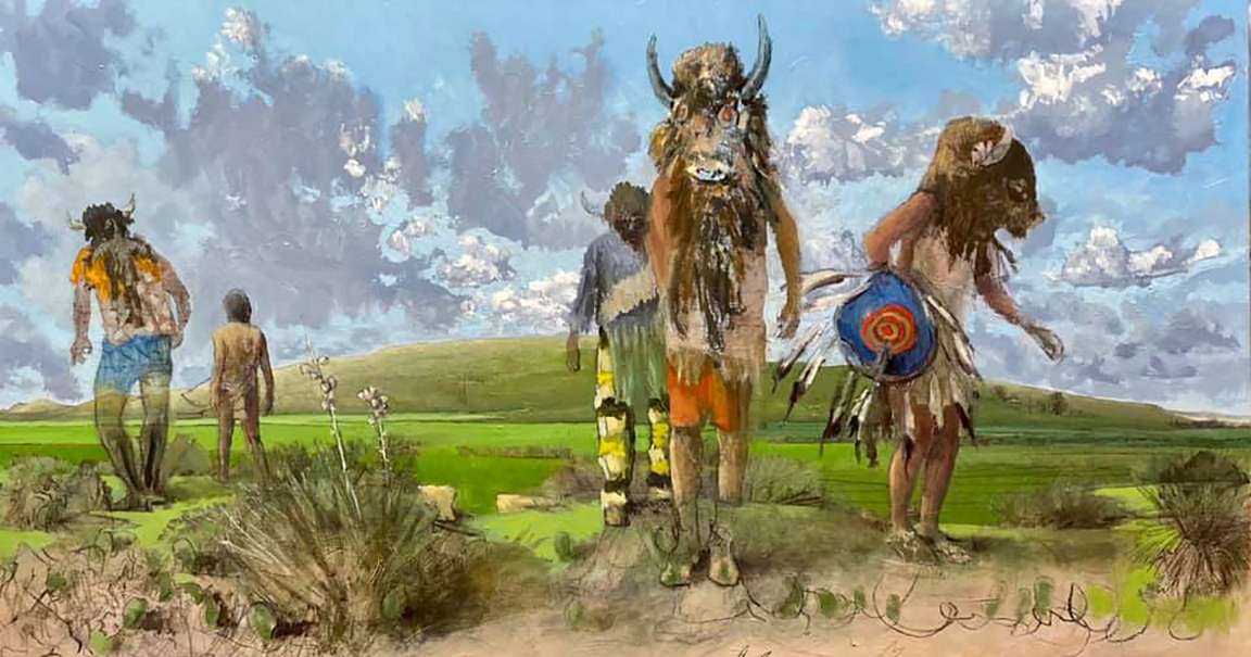 Downtown Hays mural depicts people, landscape of early Hays