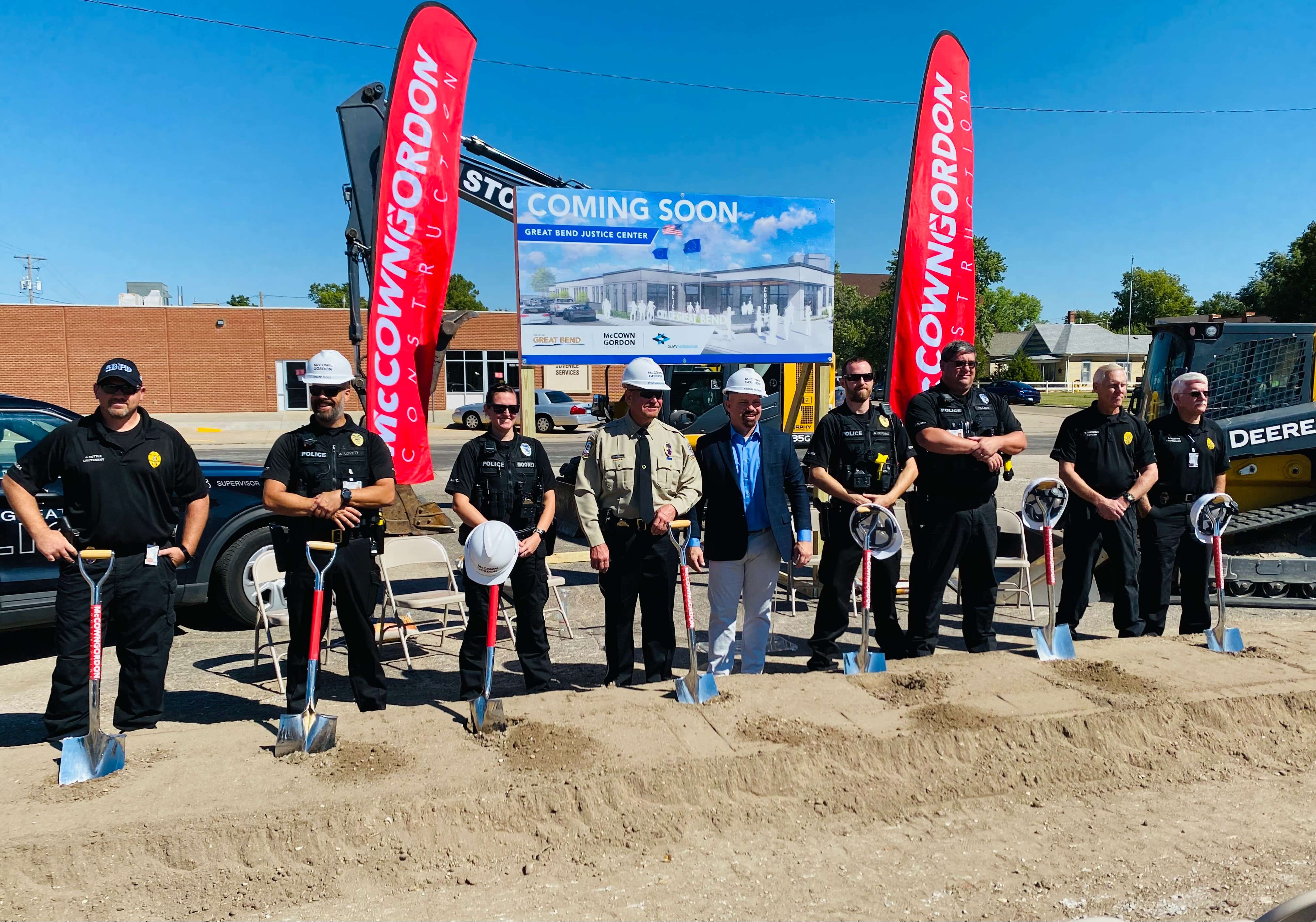 🎥Ground broken…construction to start on new Great Bend police station