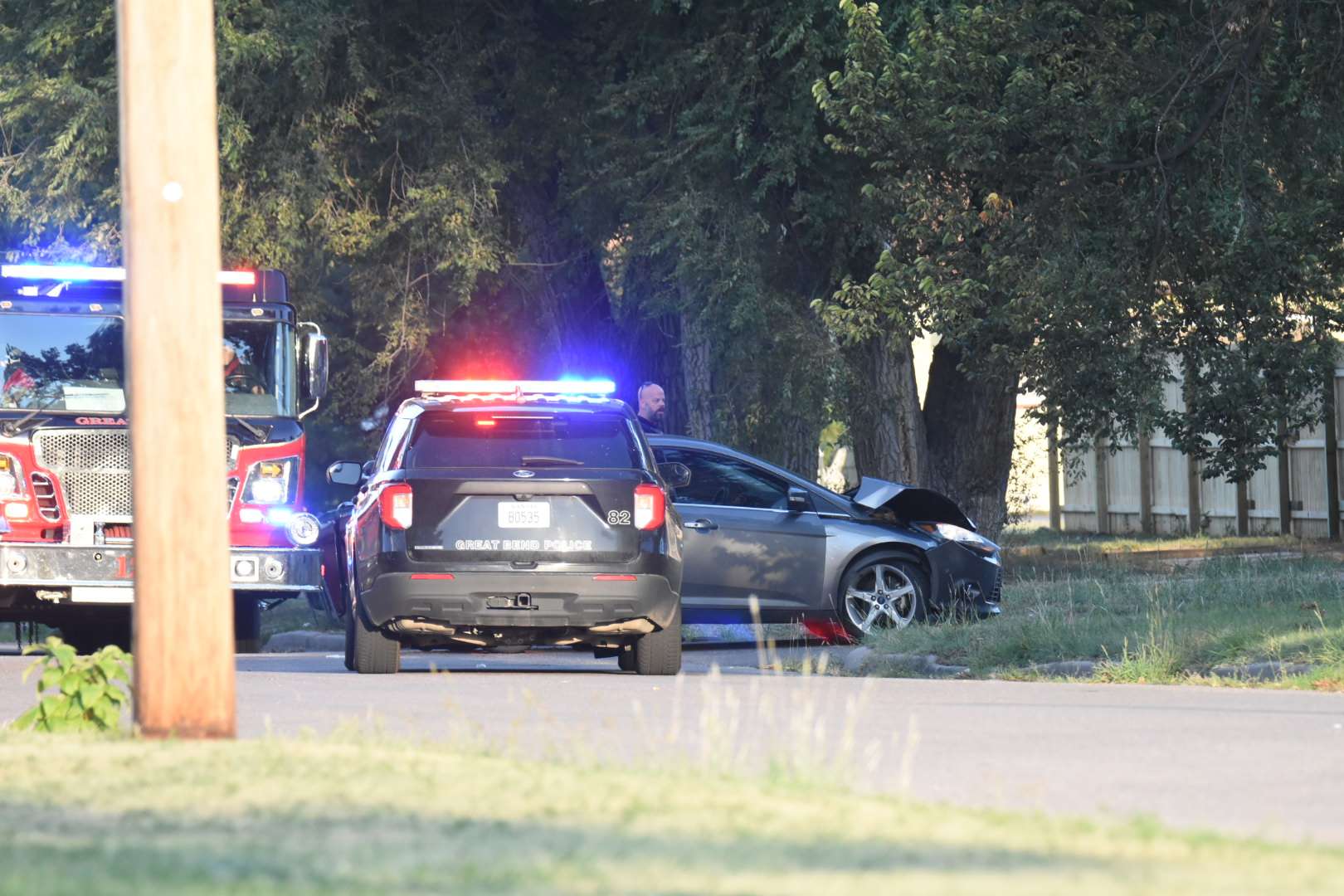 📷Vehicle accident at 12th & Morphy in Great Bend