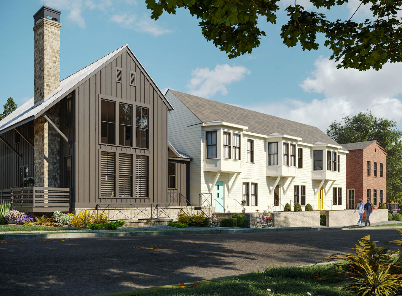 Old Town Lilburn Timeless architecture.