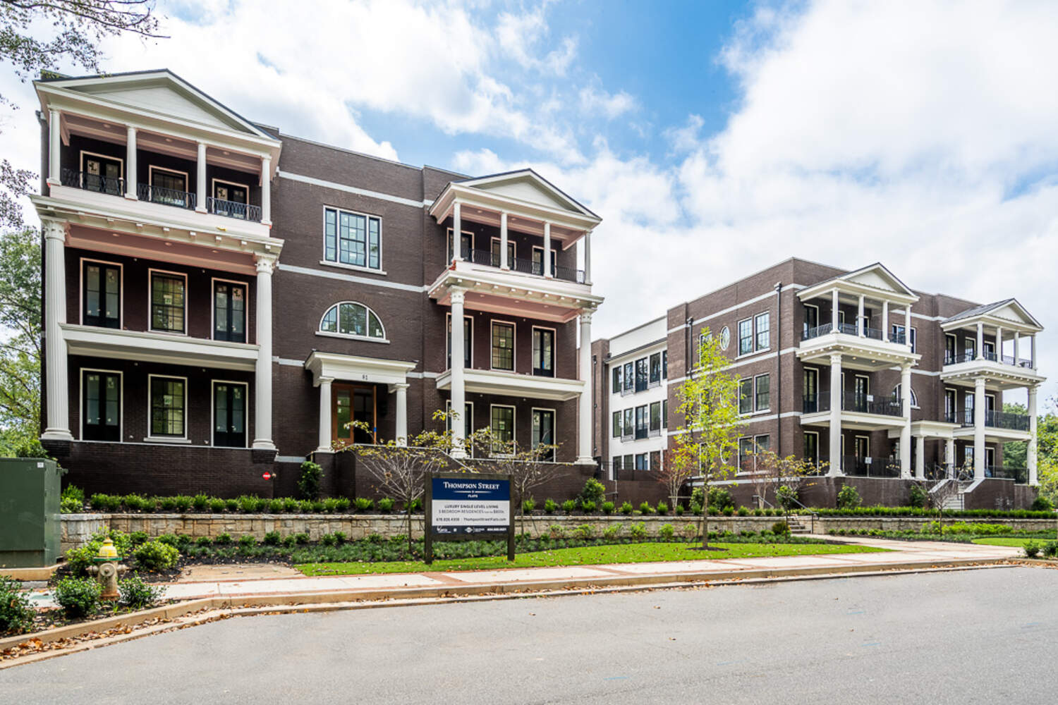 Thompson Street Flats Single level luxury living in Alpharetta