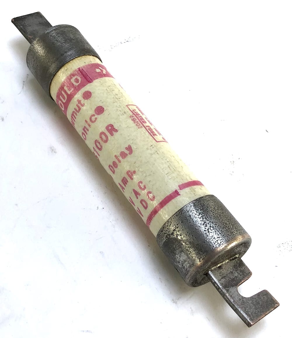 Gould TRS100R Shawmut Trionic 100 Amp 600 Vac Time Delay Fuse