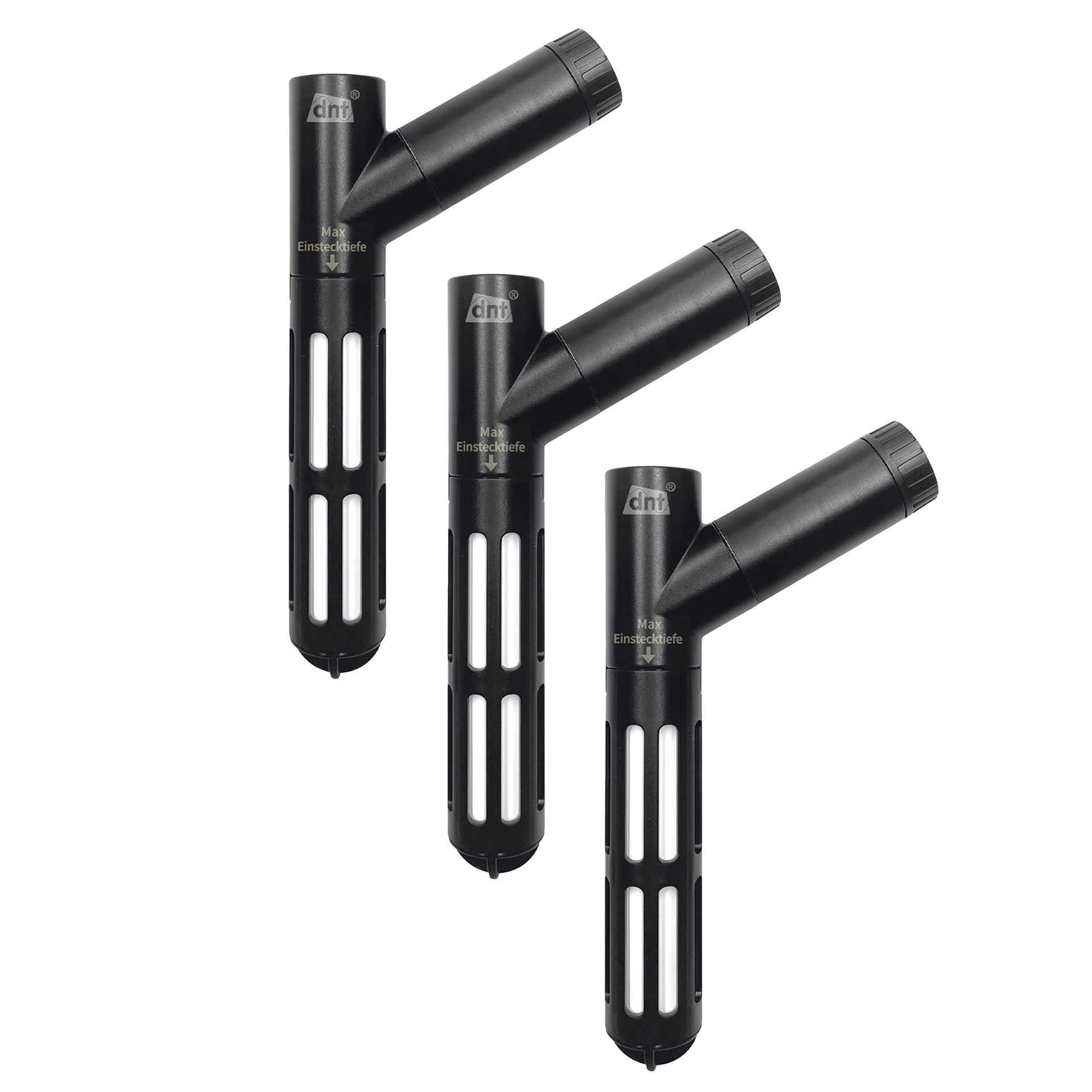 dnt 3er-Set Funk-Bodenfeuchtesensor für WLAN-Wetterstation