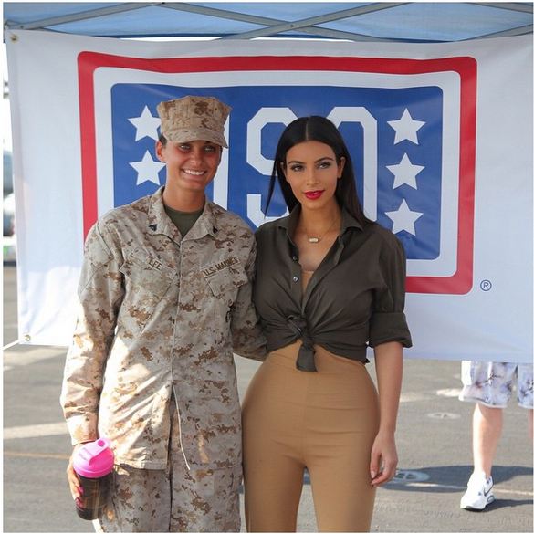 Kim Kardashian boosts morale of US troops in Abu Dhabi Entertainment
