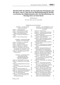 RICHTLINIE 2014/68/EU des Europäischen Parlaments und des Rates vom 15. Mai