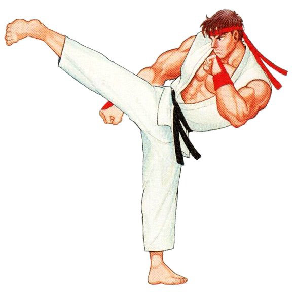 Ryu artwork 1, Street Fighter 2