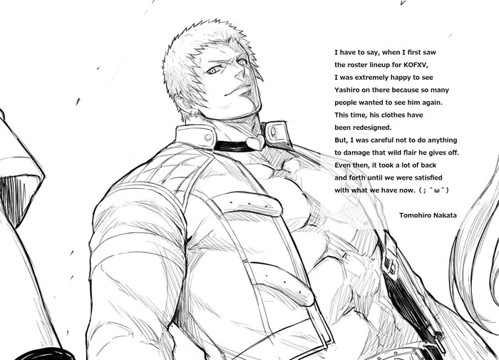 Yashiro's inclusion in King of Fighters 15 means two other dearly