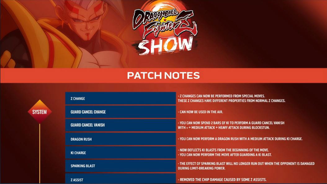 Dragon Ball FighterZ New Mechanics With New Patch Notes JCR Comic Arts