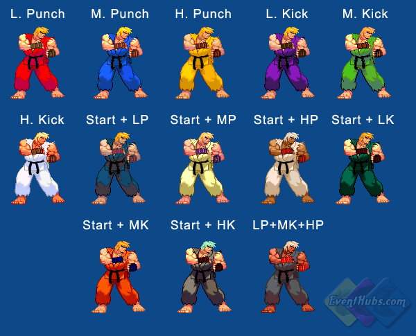 Ken Street Fighter 3 Third Strike Strategy Guide and Moves