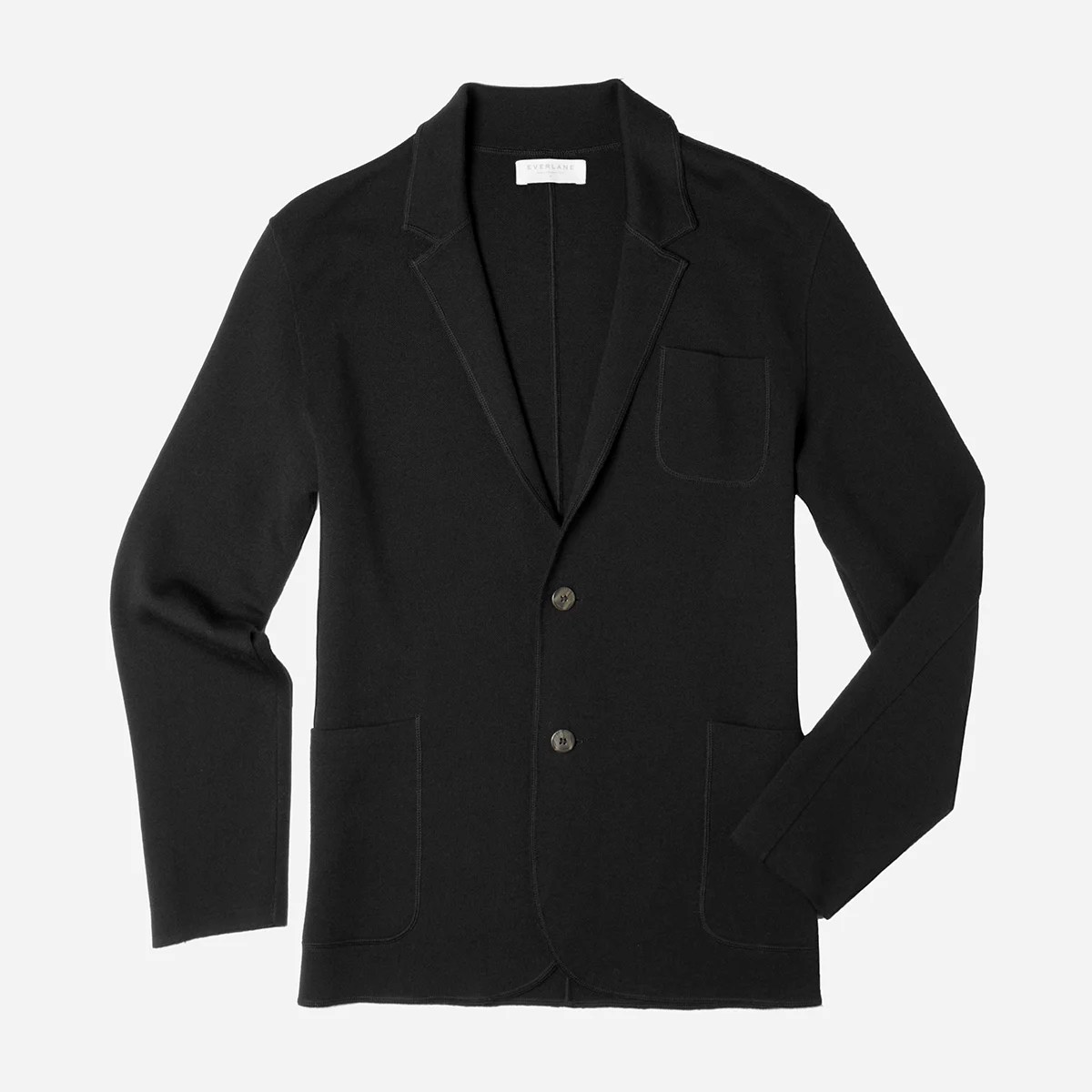 The Luxe Sweater Blazer Black Everlane