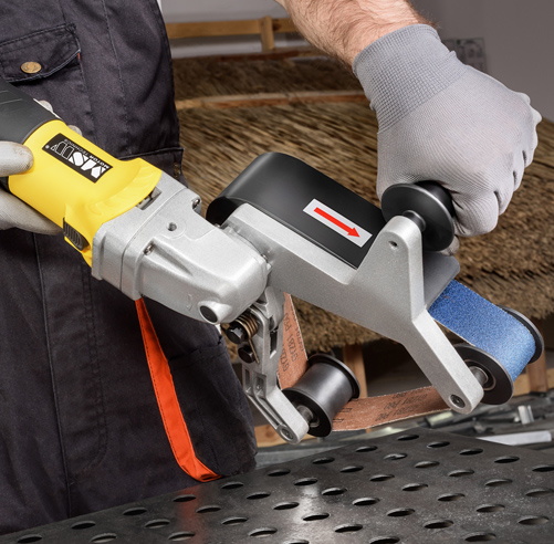 Rohrschleifer Rohrbandschleifer Satiniermaschine 760mm