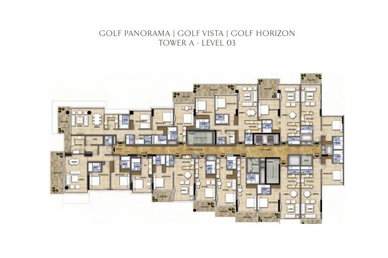 Golf Panorama Orchid Damac Properties