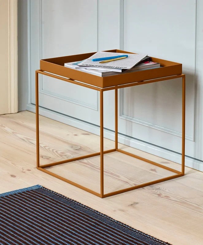 HAY Tray table medium square, toffee Finnish Design Shop